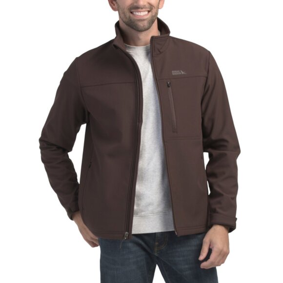 EDDIE BAUER Coffee Bean Terrain Mock Neck Jacket - Picture 1 of 2